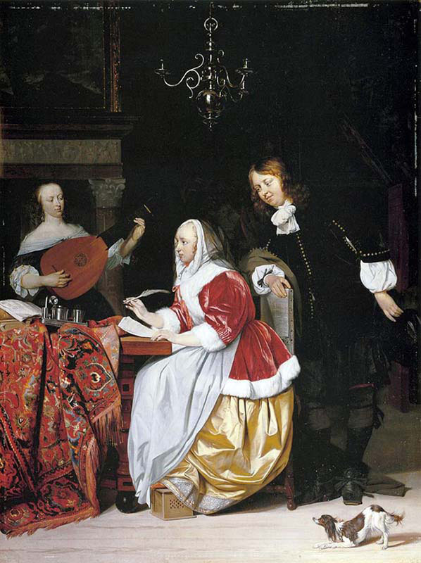 Woman Composing Music